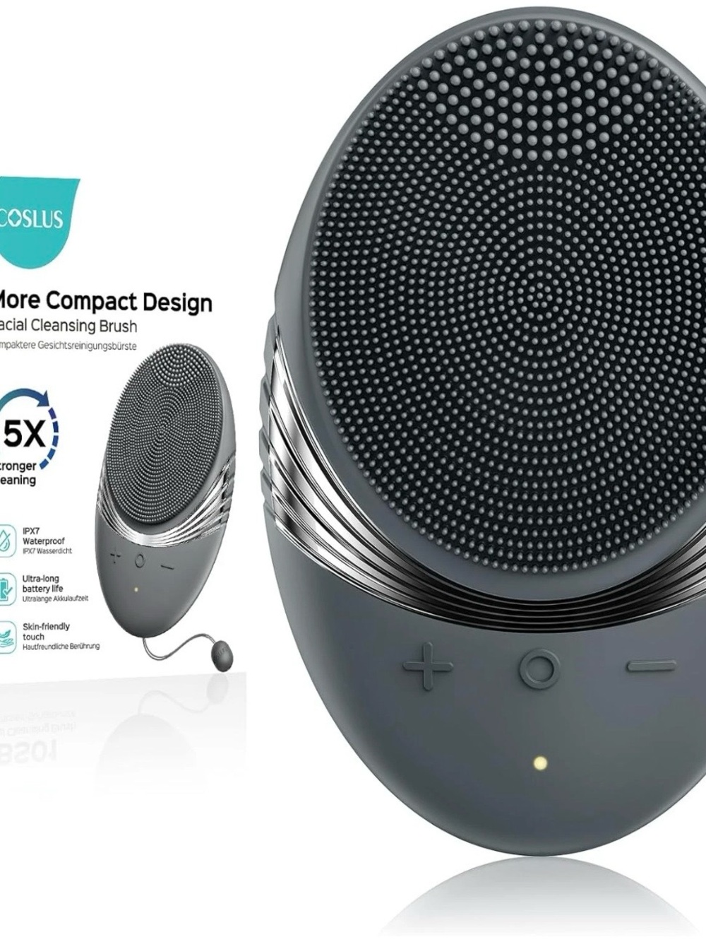 Electric Facial Cleansing Brush Waterproof Compact Design